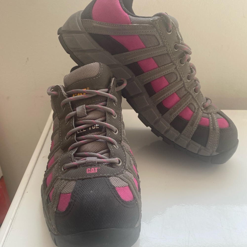 CAT Caterpillar Switch Ergo Womens Steel Toe Shoes US Size 8.5  P90299 #407